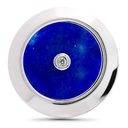 Plain Cufflinks Blue Lapis with Two Diamonds